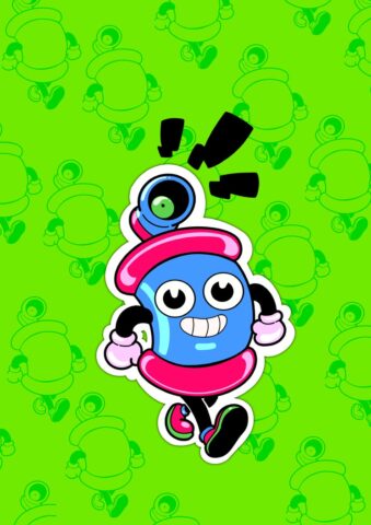 Illustration for a street artist